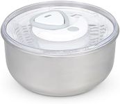 Zyliss Salad Spinner - Gifts for Cooks - Culinary Chef Gift - BPA Free - Lettuce & Vegetable Spinner - Easy Spin Lettuce Dryer & Spinner - Works as Large Salad Bowl - Stainless Steel Easy Spin