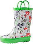 OAKI Kids Rubber Rain Boots with Ea