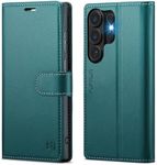 Wallet Case for Samsung Galaxy S26 Ultra 6.9", RFID Blocking Credit Card Holder, PU Leather Folio Flip Kickstand Protective Shockproof Cover for Galaxy S26 Ultra (Green, Samsung Galaxy S26 Ultra)