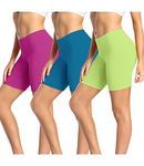 wirarpa Women's Cotton Boy Shorts High Waisted Underwear Anti Chafing Biker Short Leggings Plus Panties 3 Pack Multicolored 3X-Large