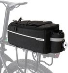 RAYMACE Bike Rear Rack Bag with Tail Light, Bike Truck Cooler Bag for Warm or Cold Items