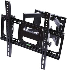 AlexVyan 32-55 Dual Arm Full Motion Tilt Wall Mount Stand Bracket TV LCD LED Plasma 32 to 55" (32 40 42 46 52 55 inch) Flat and Corner for TV LCD LED
