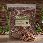 Apple Smoking/Smoker Wood Chips Jumbo 4.5 Litre Bag – (24 Great Flavours 100% Natural Nothing Added) Smoking Food in a Smoker/BBQ - Many from our own Woodland (Apple)