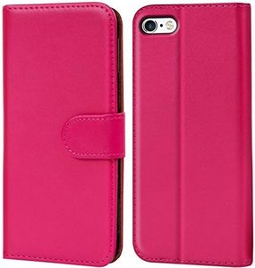 Verco Funda para Apple iPhone 6S, Telefono Movil Case Compatible con iPhone 6 Libro Protectora Carcasa, Rosa