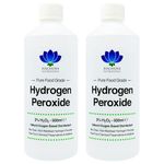 Hydrogen Peroxide 3% Food Grade - 1 Litre - Purest Grade H2O2 - Unstabilized and Additive Free - 10 Vols