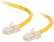 C2G 83348 0.5M Cat5e Network Crossover Patch Cable. Xover Ethernet Cable, Peer-to-Peer Computer Lead. YELLOW CAT5E PVC UTP