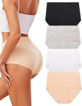 VOENXE Women's Cotton Underwear Hig