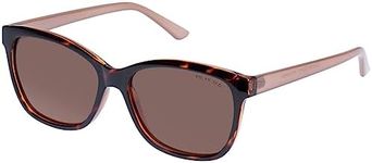 Cancer Council Female Allambie Petite Dark Tort Tan D-Frame Sunglasses