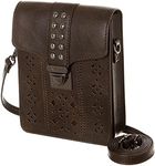 INICAT Small Crossbody Bags for Women Gifts for Teenage Girls Leather Cell Phone Purse(Dark Coffee-Thicker)