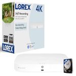 Lorex 16-Channel (8 Wired and 8 Fusion) Fusion 4K Security Camera NVR IP Recorder (4K Fusion Recorder)