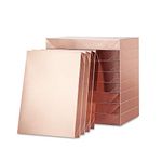 ROSEGLD 12 Gift Boxes with Lids 11x8.5x1.5 Inches, Christmas Gift Boxes, Apparel Gift Boxes, Clothing Gift Boxes, Rose Gold Gift Wrap Boxes (Glossy Rose Gold with Grain Texture)