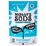 Molly's Suds Laundry Detergent Powder| Natural Laundry Detergent for Sensitive Skin | Stain Fighting (Peppermint - 120 Loads)