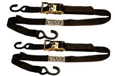 Condor Motorcycle Ratchet Tie-down Straps for Wheel Chock or Trailer (Ratchet 1.5")