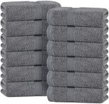 White Classic Wealuxe Grey Hand Tow