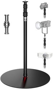 IFOOTAGE RB-A500 79.4" Round Base Monopod,Stand for Light with 19.7" Base,3/8" Screw and Light Mount Adapter, Stability for LED Video Light,Softbox,Webcam,Projector,Max.Payload 22LBS/10KG