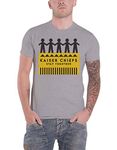 Kaiser Chiefs Men's KAISTS02MG03 T-Shirt, Marl Grey, Large