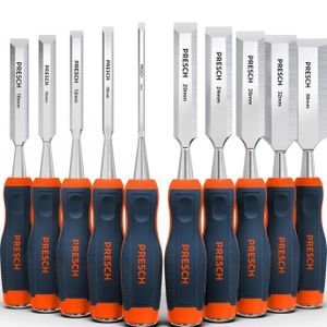 Presch Wood Chisel Set, 10-Piece – Precision Carpentry Tools