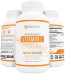 Liposomal Vitamin C 2000mg - Immune System & Collagen Booster - High Absorption Ascorbic Acid, Powerful Anti Inflammatory, Fat Soluble VIT C Antioxidant Supplement, 100% Non–GMO