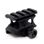 TRIROCK 0.83" saddle height Super Slim 4 slots Picatinny Riser Mount Adapter Metal Compact with 21mm Rail Base