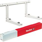 Fischer Brackets KLIMA TOP Shelves for Outdoor Air Conditioner, Air Conditioner Motor Support, 521763