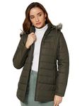 Amazon Brand - Symbol Women's Quilted Jacket (SYMAW20JK007_Olive1_2XL)