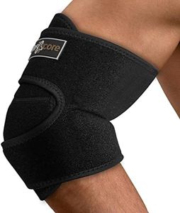 ionocore Tennis Elbow Support Strap Neoprene - Arm Wrap For Tennis & Golfers Elbow - Adjustable Elbow Brace For Men & Women - Typing, Weightlifting, Gardening, Sports - Universal for Left & Right Arm