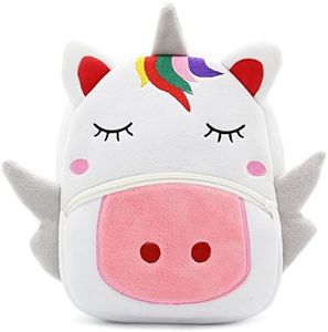 Cute Toddler Backpack Toddler Bag Animal Cartoon Mini Travel Bag for Baby Girl Boy 1-6 Years (Unicorn)