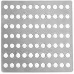 Steel Drain Cover 15 X 15cm - Rustproof Swirl Drain Covers Outdoor & Indoor - Durable Mesh Drainage Covers Suitable as Shower Drain Cover, Garden Leaf Guard (1)