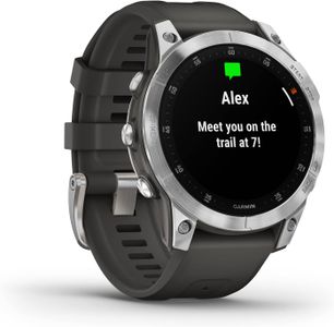Garmin epix Gen 2 Multisport GPS Smartwatch, 47mm AMOLED, Slate Steel