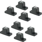 AMGSH 8 Pack Rubber Vibration Isolator Mounting Bracket for Air Conditioner Condenser Mounting Bracket for Outdoor Mini Split