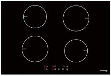 GASLAND Chef IH77BF Induction Cooktop 77cm Built-in Electric Cook Top, 4 Burners Stove Hob Sensor Touch Control, Cooker Ceramic Plate Black