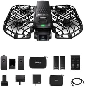HOVERAir X1 PRO 4K Drone with Camera, Foldable Action Flying Camera with 42 KM/H Follow Speed, 15+ Fully Automatic Flight Modes, Fly Anywhere with OmniTerrain, SmoothCapture 2.0(Fly Joy Combo)