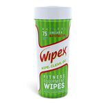 Wipex New Natural Fitness Equipment Wipes for Personal Use, Vinegar with - Great for Yoga, Pilates & Dance Studios, Home Gym, Peloton Bike Wipes, Spas & More (of 75 Wipes)