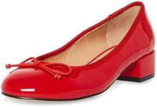 Steve Madden Women's Cherish Pump, Red Patent, 8 US