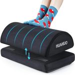 HUANUO Footrest, Under Desk Foot Rest, Foot Stool Under Desk, Ergonomic Foot Rest for Office, Home, Travel