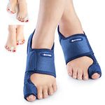 AVIDDA Bunion Corrector,Bunion Pain Relief Toe Separators Kit,Adjustable Size Hallux Valgus Correction Bunion Splint Corrector for Men and Women,Day Night Support