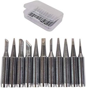 Baitaihem 11pcs Solder Soldering Iron Tip for Hakko Station 900M 933 907 936 with Anti-oxidation Storage Bag and Box