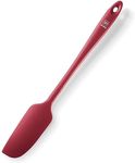 DI ORO® - Long Blade Silicone Spatula - 315 ºC Heat-Resistant - Seamless Design - Pro-Grade Non-Stick Silicone Rubber with Reinforced Stainless Steel S-Core Technology