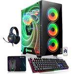 HAJAAN Gaming PC Desktop | Liquid Cooled | 12th Gen Intel Core i7-12700F Processor | GeForce RTX 4060 8GB GDDR6 | 64GB DDR4 RAM | 2TB NVMe SSD | Wi-Fi Ready | Windows 11 Pro