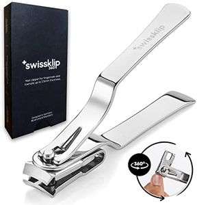 Swissklip Nail Clippers for Men & Women I Well Suited as Finger Nail Clippers Adult I Also Can be Used as Fingernail Clippers for Women I Swissklip Nail Clipprs Rate Among The Best Nail Clippers