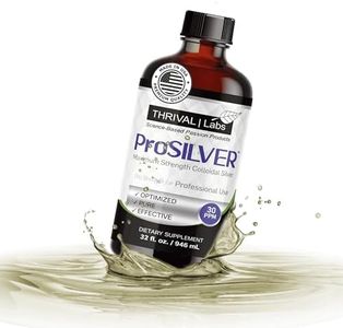 ProSILVER Black Label Pro-Strength Colloidal Silver for Immune Support, 30 PPM Maximum Strength for Professional Use, Dark Glass Bottle - Thrival Labs (32oz)