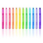 GOTIDEAL "No Bleed" Bible Highlighters, Set of 12 Gel Pens, Bible Markers for Learning, Diary, School Supplies