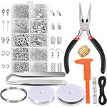 Paxcoo Jewelry Making Supplies Kit - Jewelry Repair Tool with Accessories Jewelry Pliers Jewelry Findings and Beading Wires for Adults and Beginners