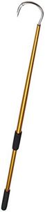 Aftco GAFFA256GLD Taper-Tip Aluminum Fishing Gaff Hook with 2-Inch Throat, 6-Foot, Gold