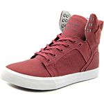 Supra Womens Skytop Burgundy White Shoes