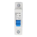 DZ47-63 C6 Circuit Breaker 230V 400V 6A Mini 1P MCB DIN Rail Mount 6000A Breaking Segmentation Capacity for Home