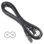 TacPower Figure 8 Male AC Power Cable Cord Plug For PS1 PS2 PS3 Slim PS4 Dreamcast XBOX