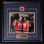 Connor McDavid & Wayne Gretzky Edmonton Oilers Rexall Place Final Game 8x10 Hockey Frame