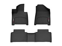 WeatherTech FloorLiner for 2024 Hyundai Santa Fe Hybrid - Set - Black