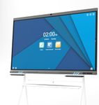 TIBURN Smart Board, 65” Smart White Board with Auto framming Camera, 4K Touchscreen All-in-One Interactive Whiteboard for Office Gear Flagship Studio Classroom (Wall Mount Included)